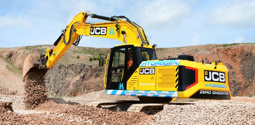 pelle hydrogene jcb